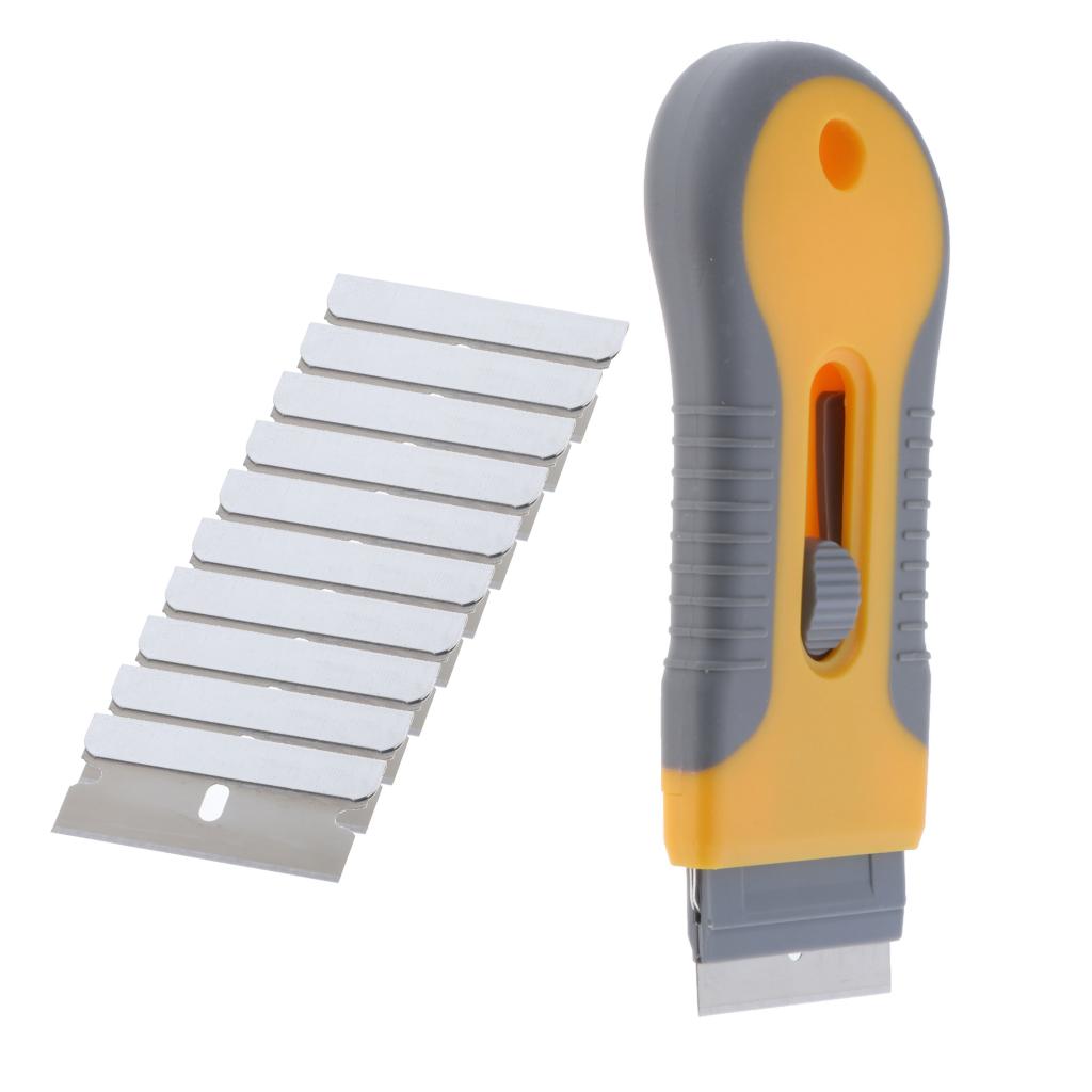 Razor Scraper wit 10x Oven Safety Blade Window Tint Tools Vinyl Car Squeegee