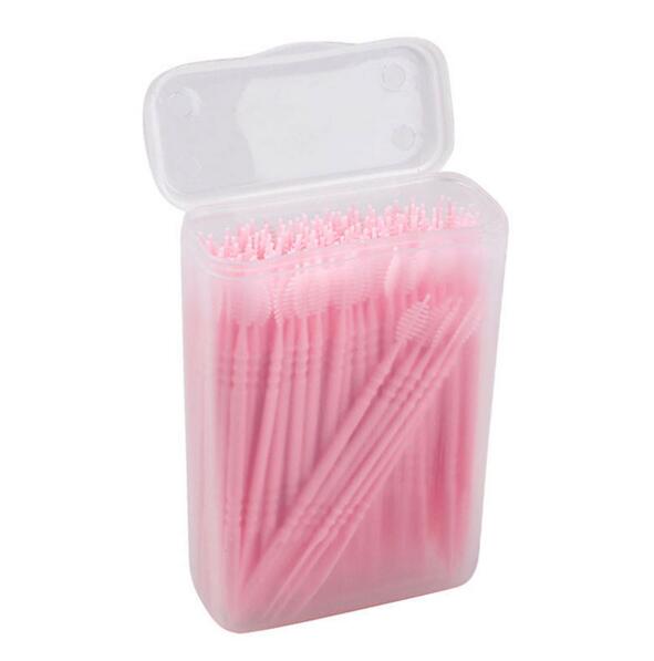 150 stks 2 Manier Orale Dental Picks Tooth Pick Rager met Draagbare Case Draagbare Tooth Pick