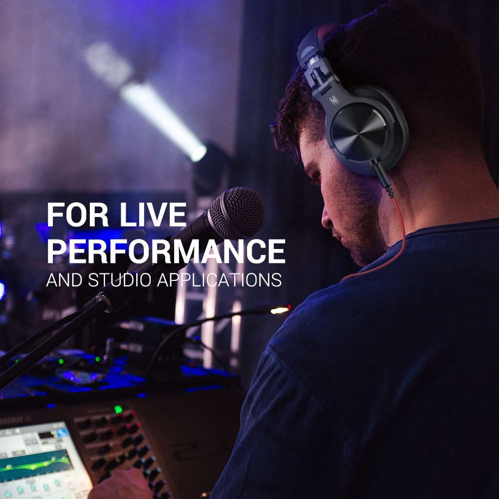 Oneodio A71 Original DJ Headphones Portable Wired Headset with Music Share Lock Stereo Headphone For Recording Monitor