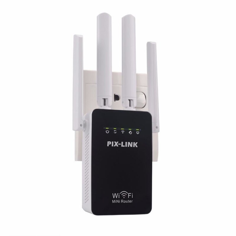 EU Plug Wifi Repeater Wireless Router Range Extender Signal Booster with Antenna Sky Wps 300Mbps Wireless Data Rates