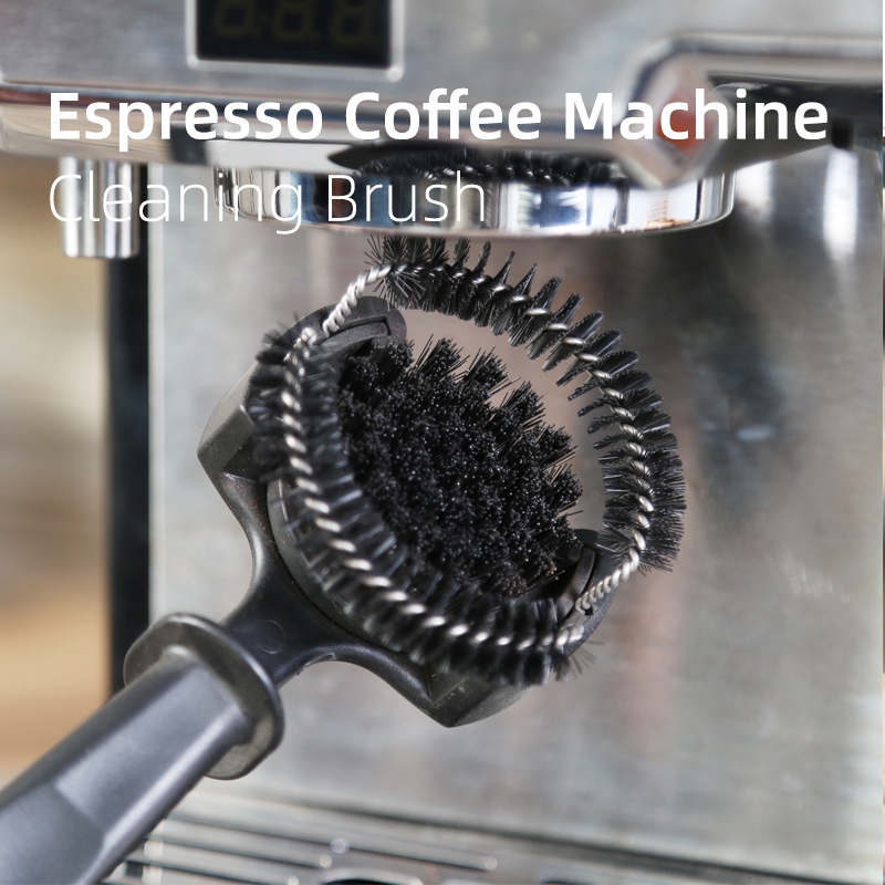51/58mm Kaffeemaschine Pinselreiniger Abnehmbare Kaffeemaschine Espresso Gruppe Kopf Halbautomatische Küchenreinigungswerkzeug