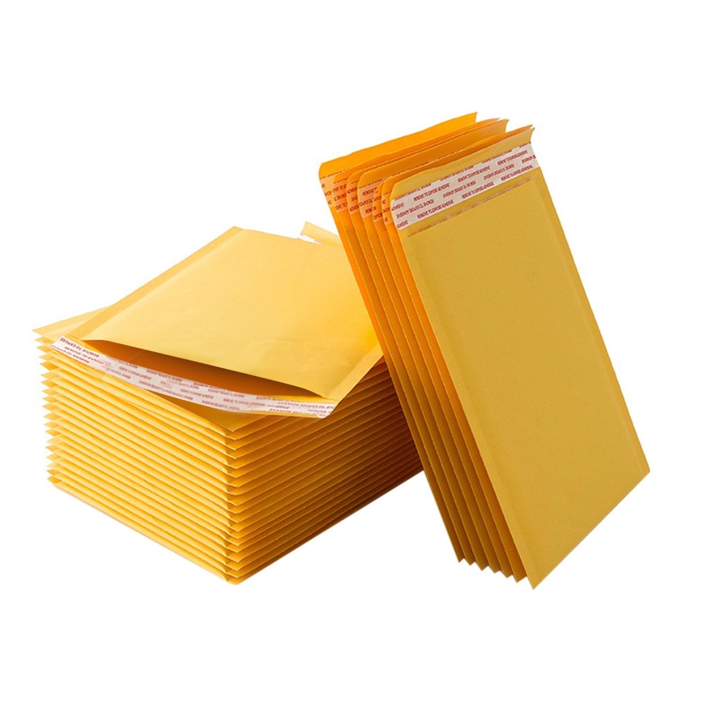 50pcs/lot Foam Envelope Bags Self Seal Mailers Padded Envelopes With Bubble Mailing Bag Packages Bag 13x18cm