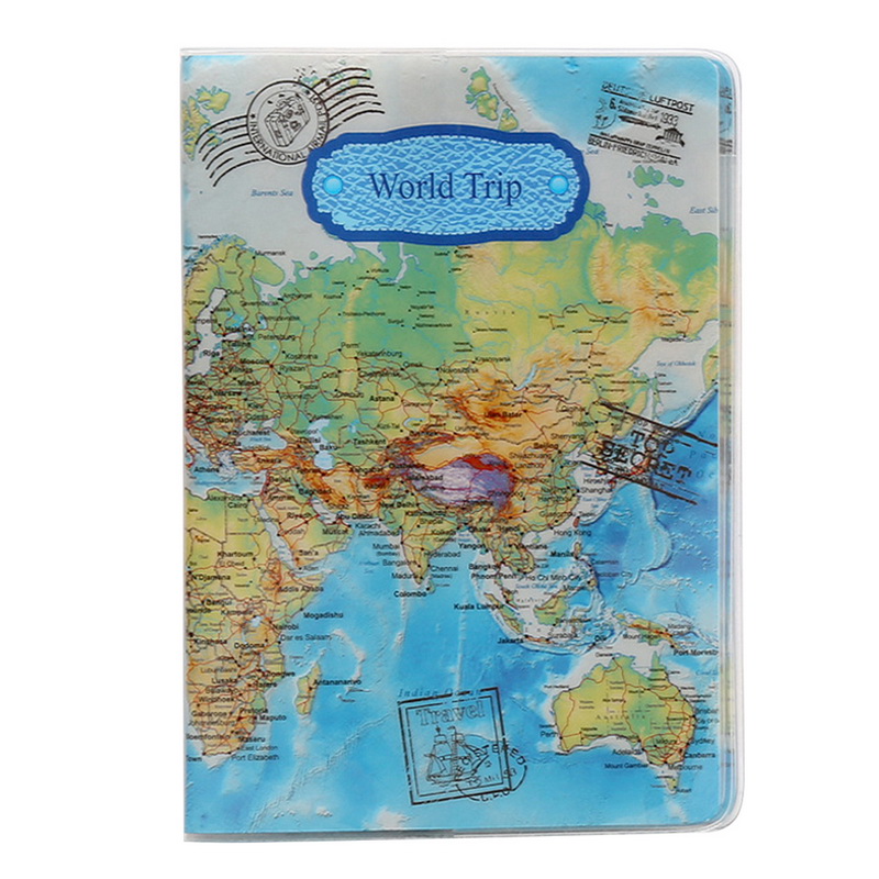 Case Passport Holders Men/women Travel Passport Cover Bag Pvc Leather 3D Cover On The Passport For Travel