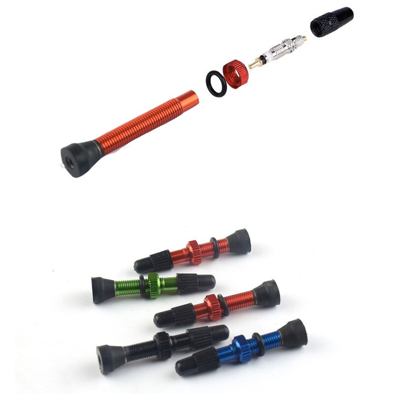 Fahrrad Ventil Mountain Road Bike Tubeless Ventil Farbe FR Vakuum Ventil Aluminium Legierung Reifen Ventil Core Fahrrad Zubehör