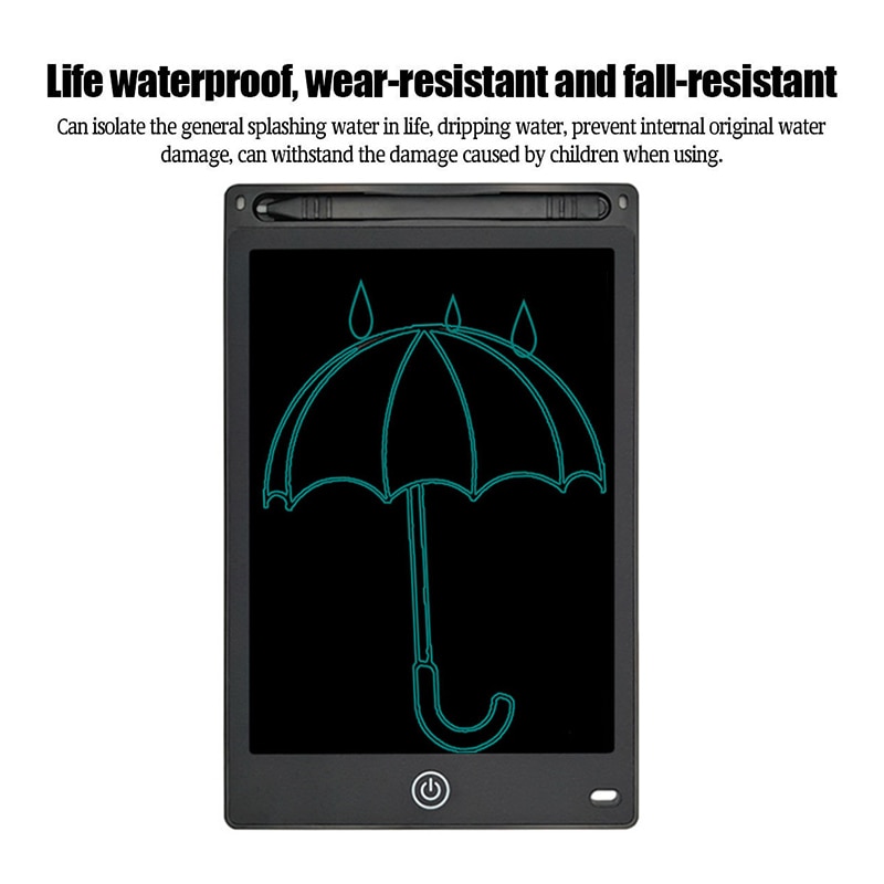 LCD Writing Tablet Handwriting Board Notepad with Stylus Pen for Kids
