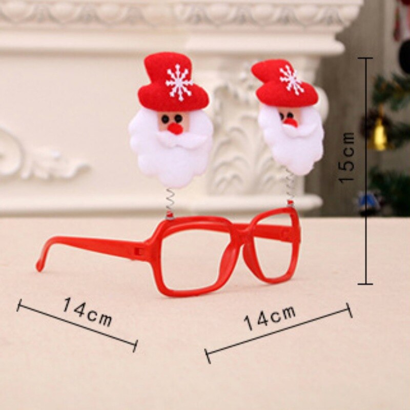 Decoratieve Kerst Brilmontuur Kerst Kostuum Decoraties Voor Kinderen En Volwassenen