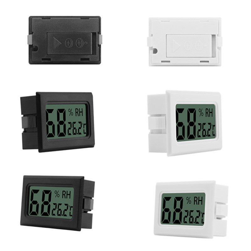 Mini Digital Humidity Meter Temperature Sensor Hygrometer Sensor Car/home LCD Temperature Monitoring Display Car Accessories