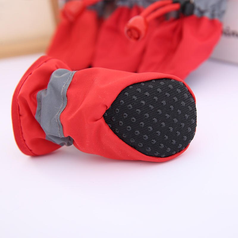 4 Stuks Waterdichte Winter Hond Schoenen Anti-Slip Regen Snowboots Schoenen Dikke Warme Voor Kleine Katten Honden puppy Hond Sokken Booties