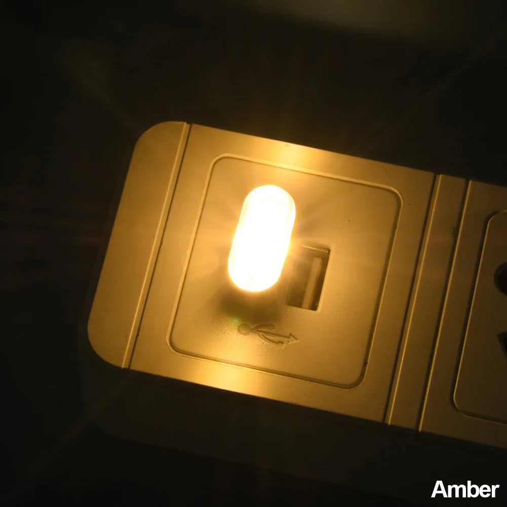 Usb ledet-billys auto interiør atmosfære lys dekorativ lampe nødbelysning pc auto fargerikt lys biltilbehør: 3000k gyldne