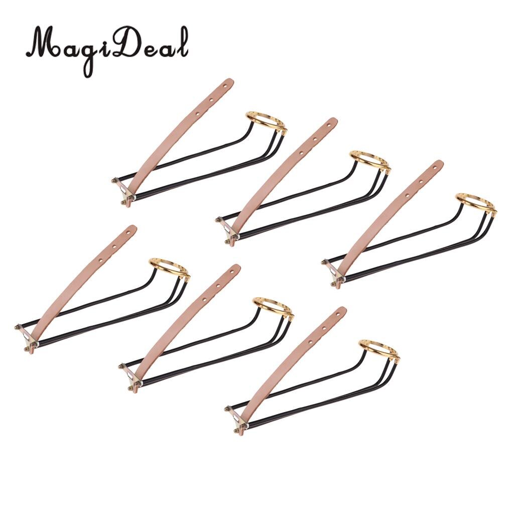 6pcs Deluxe Pool Snooker Table Rail with Strap and Net Pockets Set English Billiard Accessories