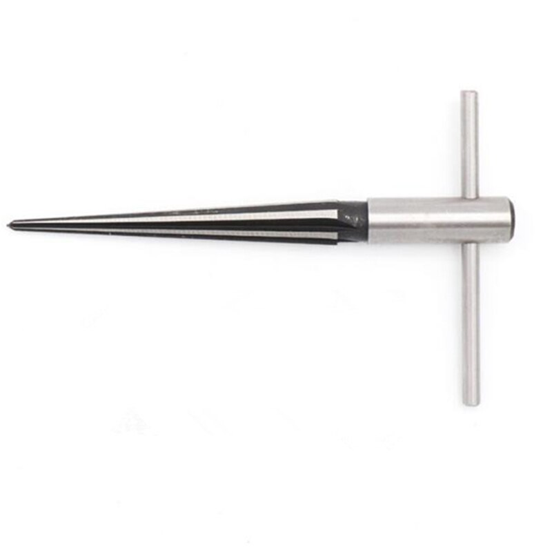 5-16mm Novice Taper Reamer Hand Held Reamer T Handle Tapered Fluted Chamf Reaming Woodworker Cutting Tool