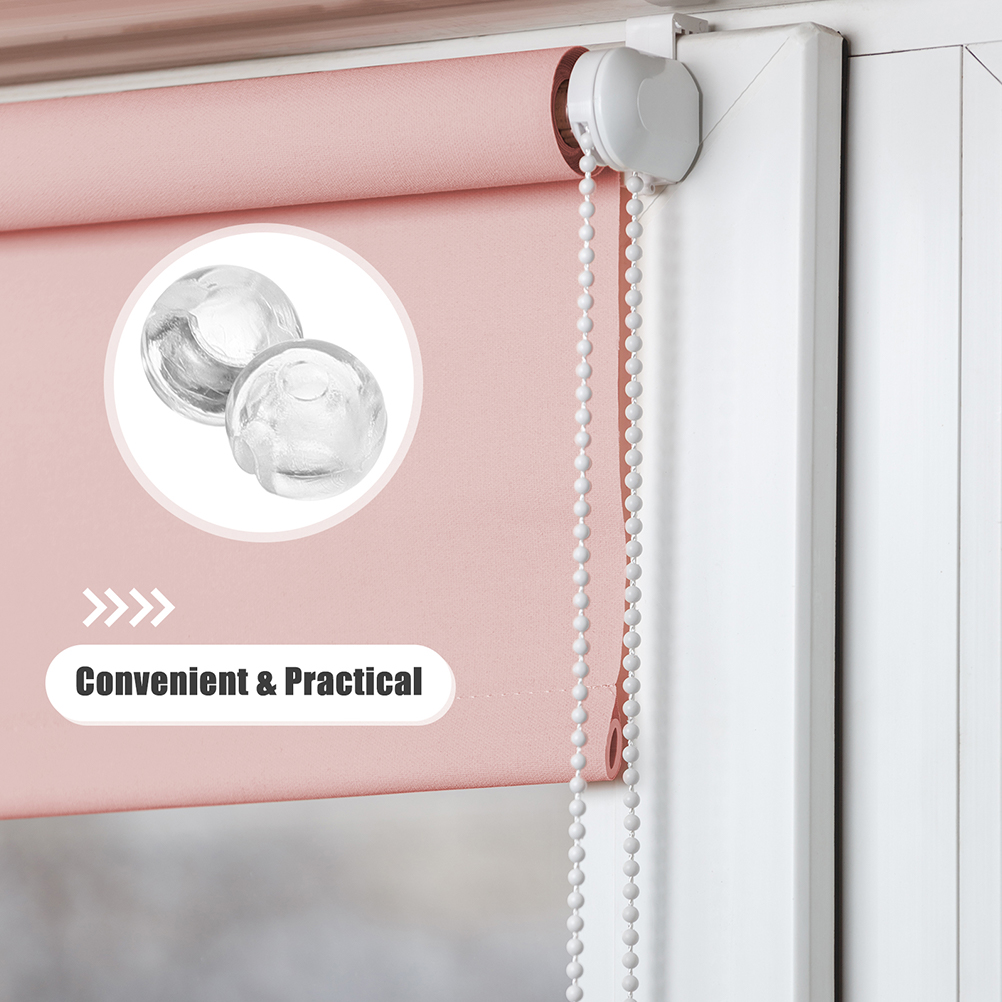 25 Stück Rollos Perlenkette crimpen halt Klare Perlenkette halt blind Kontrolle Kette Ball Stopper Jalousien Perlenzubehör