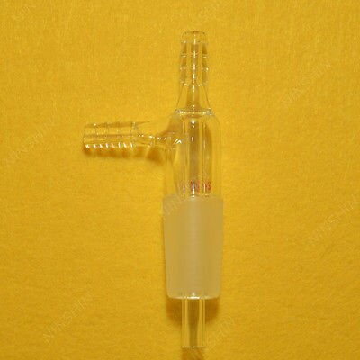 24/40,Gas Inlet Adapter with Both Hose Connection,Lab Glassware