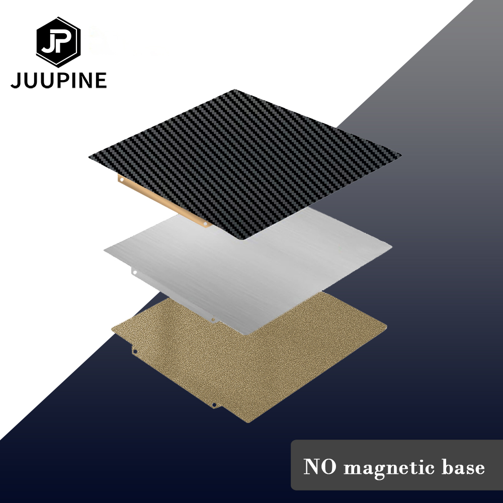 Cama magnética Pei 300x300 Pei placa de construcción magnética doble cara Pet Pei resorte hoja de acero cama térmica 300x300 para KINGROON KP5L: Negro
