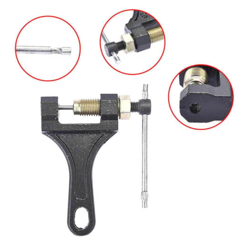 Motorcycle Chain Breaker Link Removal Splitter Motor Chain Cutter Riveting Tool 415-530