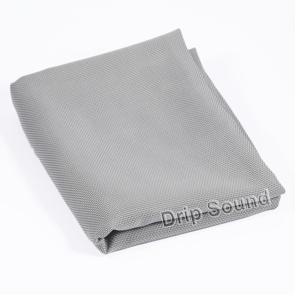 Speaker Waterdichte Transonic Geluid Doek Auido Stereo Dustcloth Polyester Fiber Mesh Kleding Stof 1.4x0.5m: Silver Gray