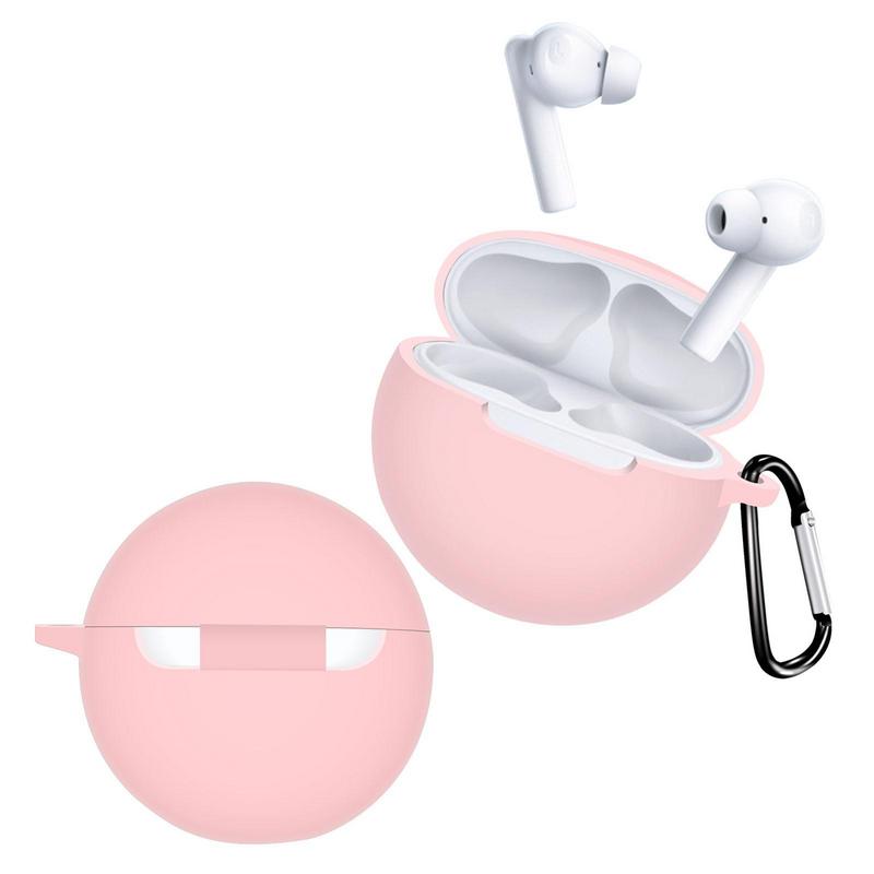 Soft Silicone Protective Case For Oppo Enco Free2 Wireless Earphone Cover Charging Box With Hook Washable Anti Dust Sleeve