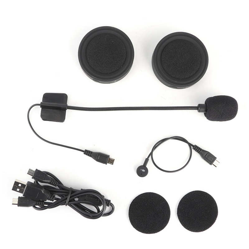 BT17 Motorrad Wasserdichte Bluetooth 5,0 Helm Kopfhörer Kopfhörer Stereo Musik Motorrad Reiten Hände-Freies Headset