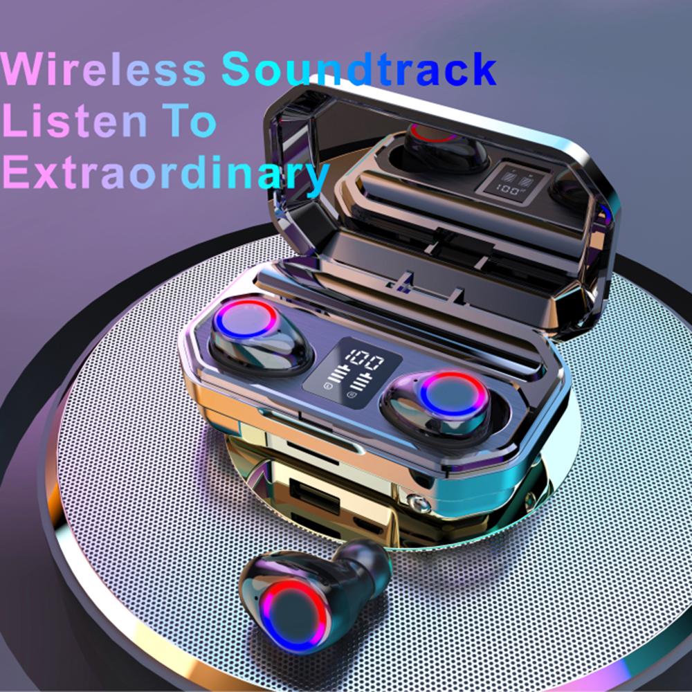 Écouteurs sans fil TWS Bluetooth 5.0, oreillettes tactiles, musique, basse stéréo, authentiques