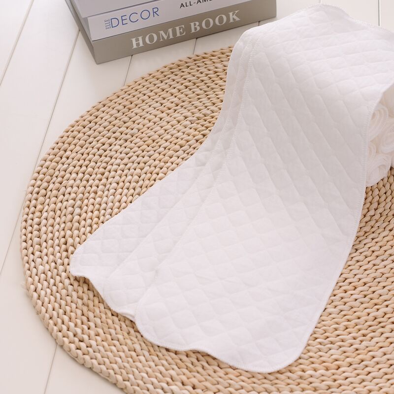 10 Pcs 3/6 Laag Katoen Herbruikbare Luiers Wasbare Inserts Boosters Luiers Doek Voor Pasgeboren Baby Peuter 12*32cm/17*46Cm