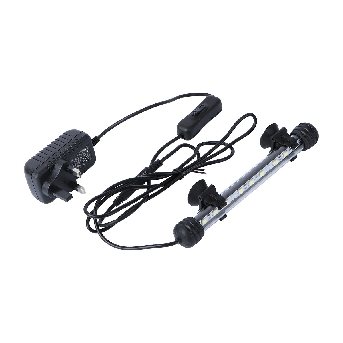 1Pc Aquarium Light Landscape Lighting Lamp Waterproof LED Lighting Lamp Fish Tank Decorative Lamp for Fish Tank (19CM with US: UK Plug19x7cm