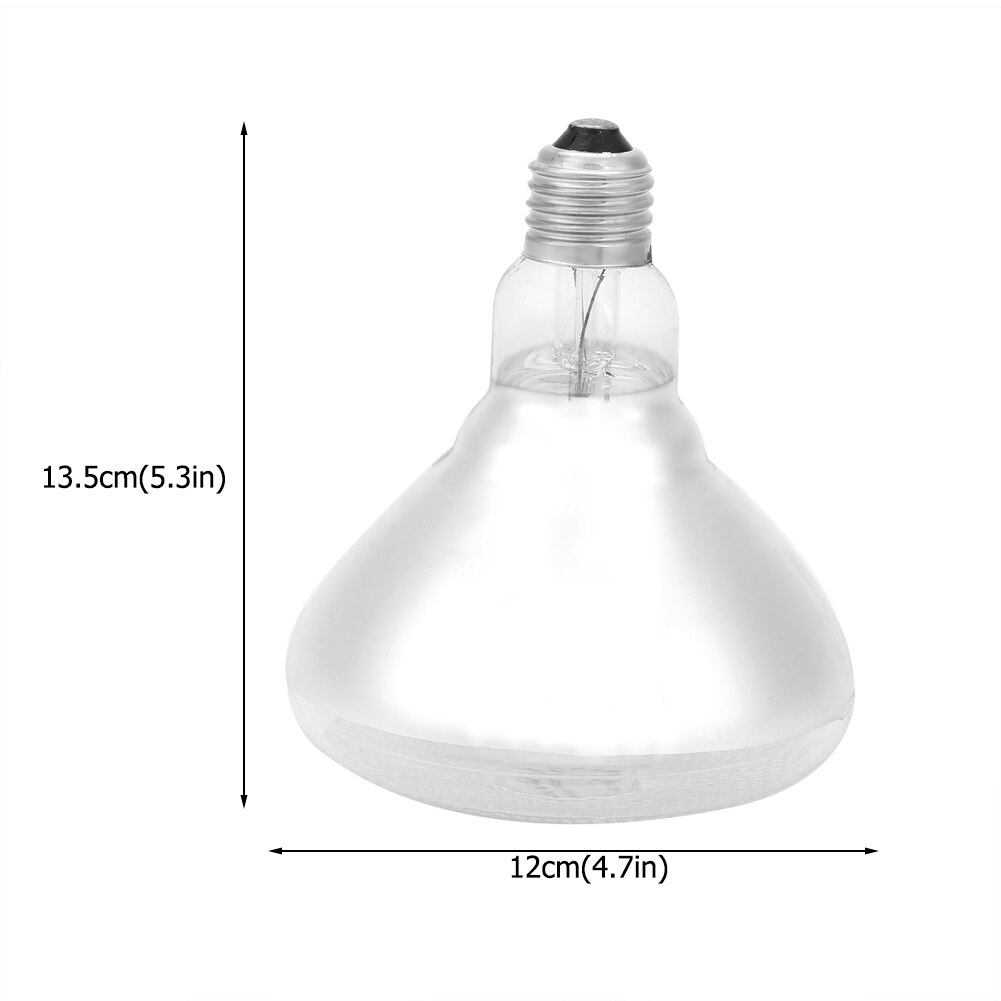 Żarówka gadów wygrzewające światło ultrafioletowe żarówki ogrzewanie płazy jaszczurki regulator temperatury 175/200/245W