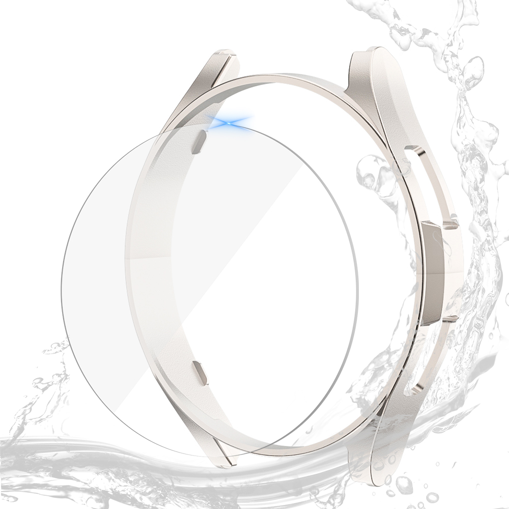 Vidrio + funda para Samsung Galaxy Watch 6 40mm 44mm, cubierta mate para PC, carcasa protectora para Galaxy Watch 6 Classic 43mm 47mm