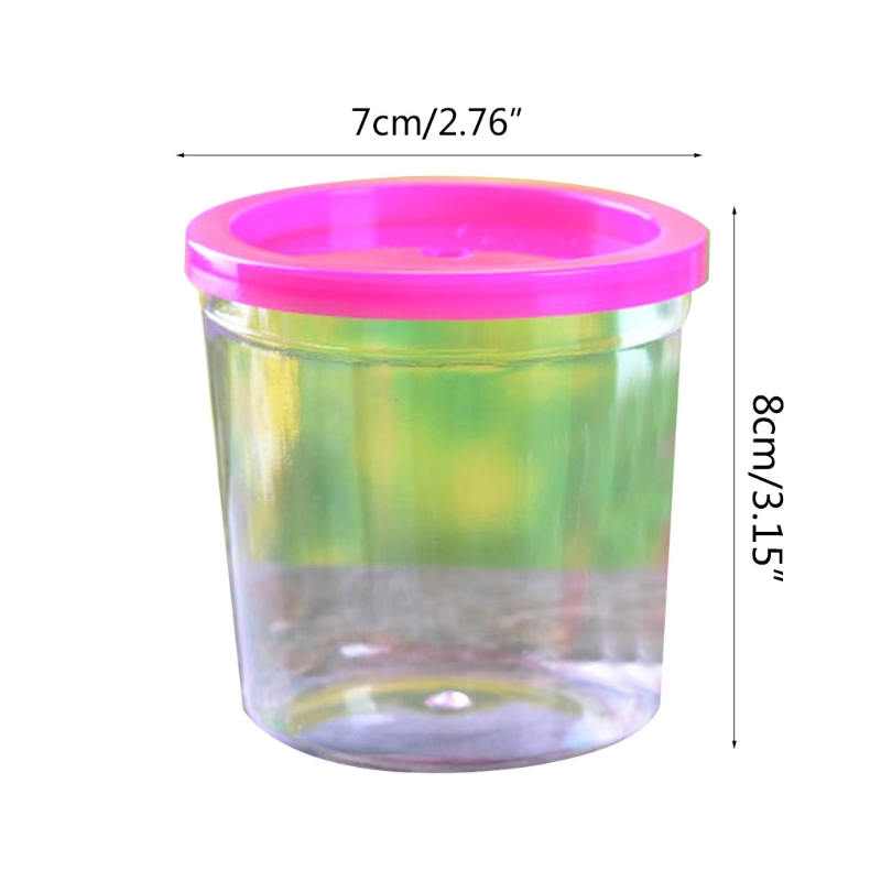 Mini pecera portátil de plástico, Pez transparente de acuario para tortuga Betta, Medusa, Kit de iniciación