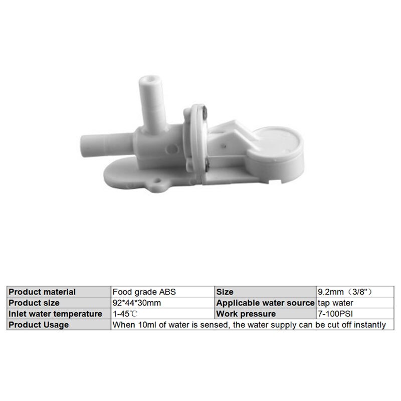 3/8" Water Shut Off Valve Leakage Guard for RO Reverse Osmosis System Water Leakage Guard Valve Protector