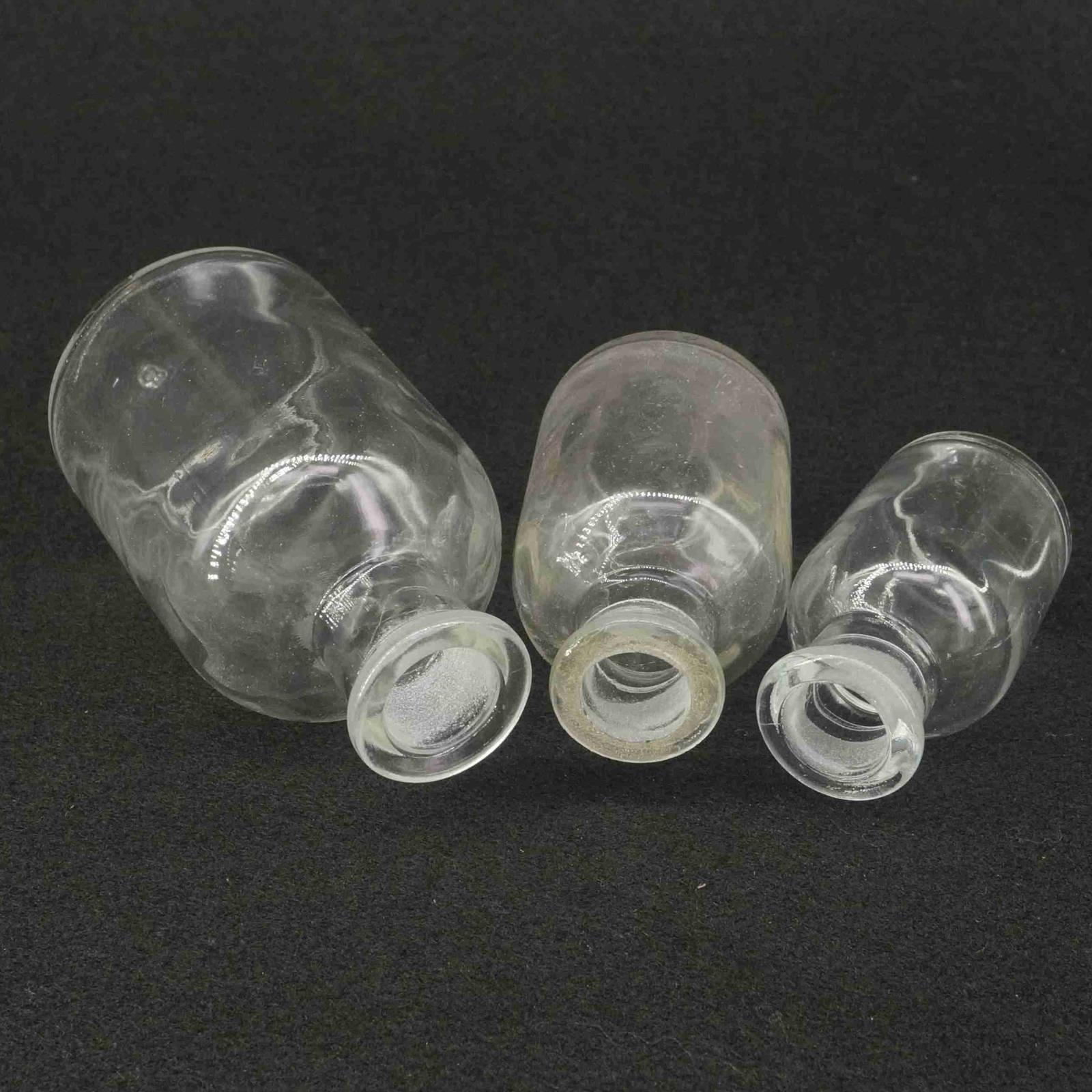 Clear Glass Dropping Bottle Pipette 30/60/125ML With Ground Glass Stopper and Dropper