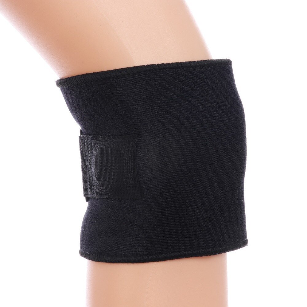 Breathable Black Outdoor Extreme Sports Pressue Point Kneecap Skating Basketball Cycling Kneepad Unisex Knee Protector: Default Title