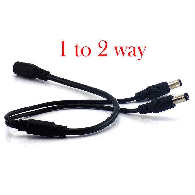 1 Female Naar 2 3 4 5 6 8 Way Man Power Plug Splitter Kabel CCTV Led Strip 12 v DC