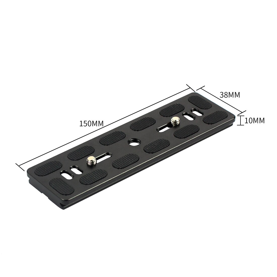 FEICHAO Universal Quick Release Plate PU120 150 200 300 Mount Tripod Plate w/ 1/4 Screw for Benro Arca Swiss Camera Tripod Head: PU150