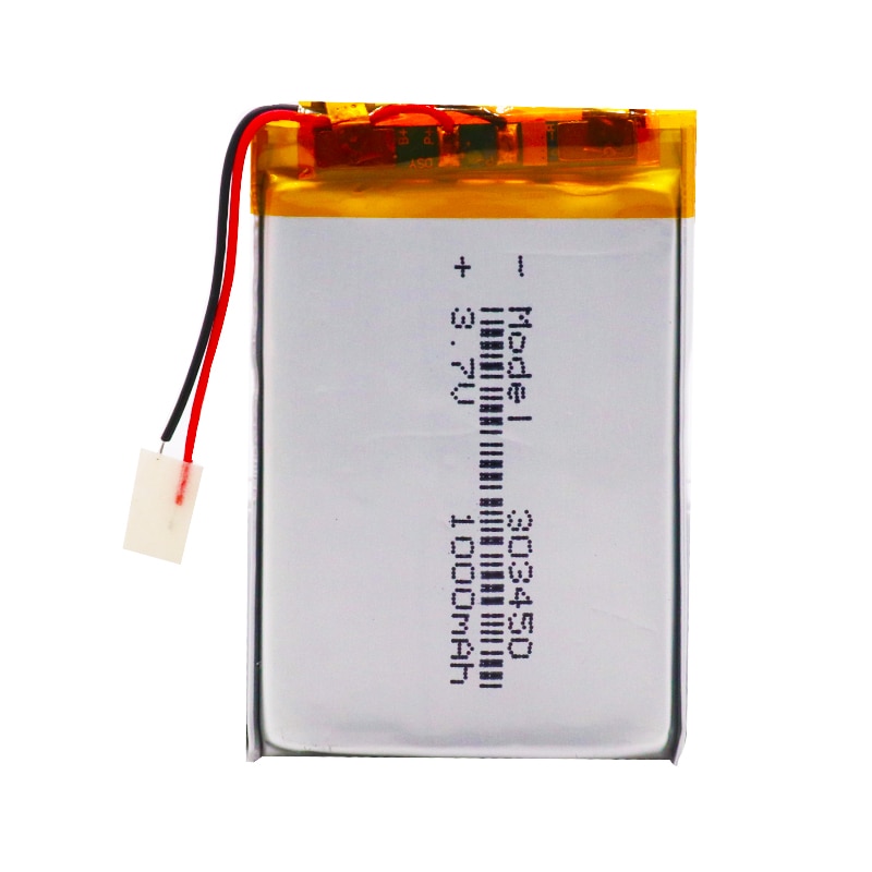 3.7V 1000mAh 303450 Lithium Battery 3.7 Volt Li-polymer Lipo Bateria For Remote Control Headphone Mini Camera LED Light