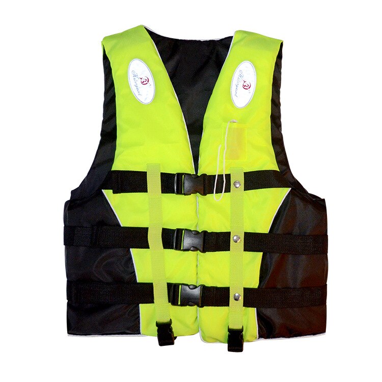 Rafting colete salva-vidas para crianças adulto ao ar livre natação snorkeling wear terno de pesca profissional drifting nível sui: Green / L