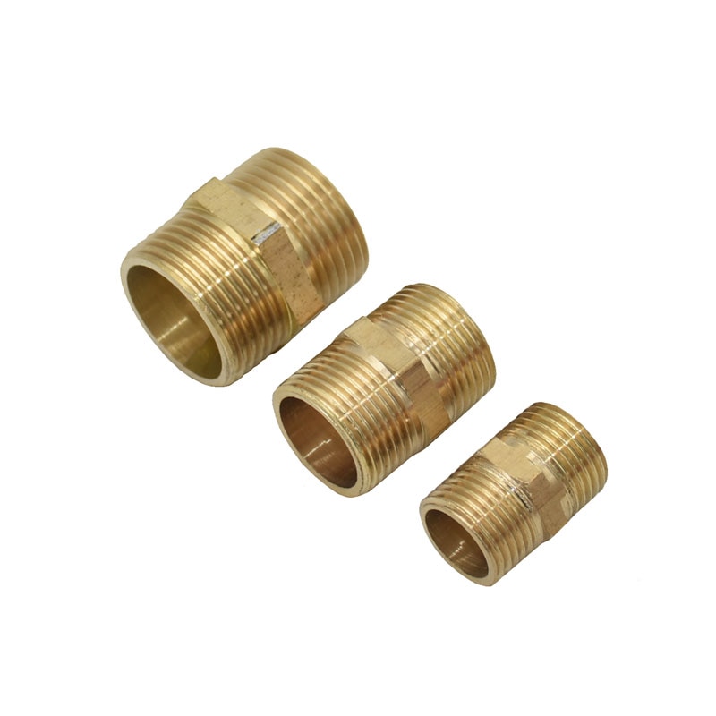 1/2"3/4" 1" male Brass threaded connector hose repair 2-way hose tap fittings Garden water tap Connector 1pcs