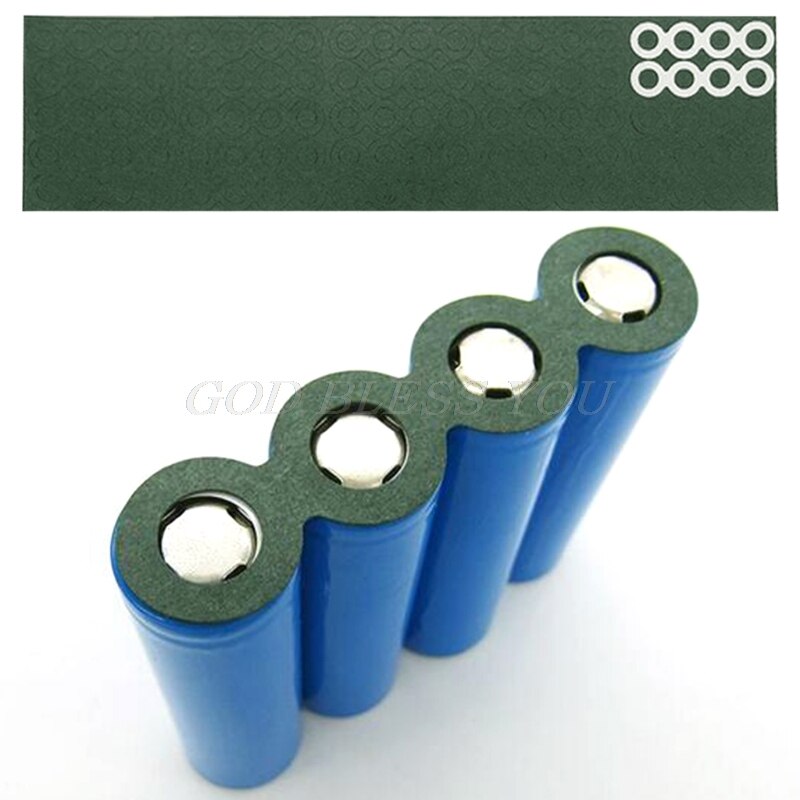 100Pcs Li-ion Battery Anode Insulation Gasket Insulator Ring for 18650 Series Li-ion Battery Anode Hollow Point Insulator Gasket
