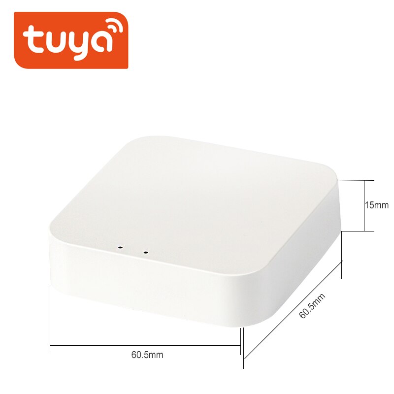 Trådløs tuya zigbee gateway hub understøttelse af smarte hjemmeenheder tilføj app gateway smart lysstyring zigbee 3.0 fjernbetjening