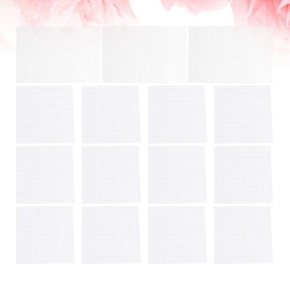 Pcs in 1 Set Mesh Plastic Canvas Sheets Cross Stitch Sewing Plastic Canvas Sheets for Embroidery Acrylic Yarn Crafting Knit a