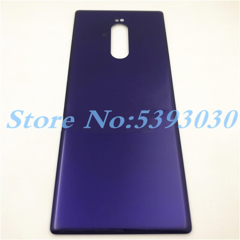 Originele Voor Sony Xperia 1 XZ4 J8110 J8170 J9110 Glas Terug Batterij Cover Achterdeur Terug Case Behuizing Case reparatie Onderdelen: Blue