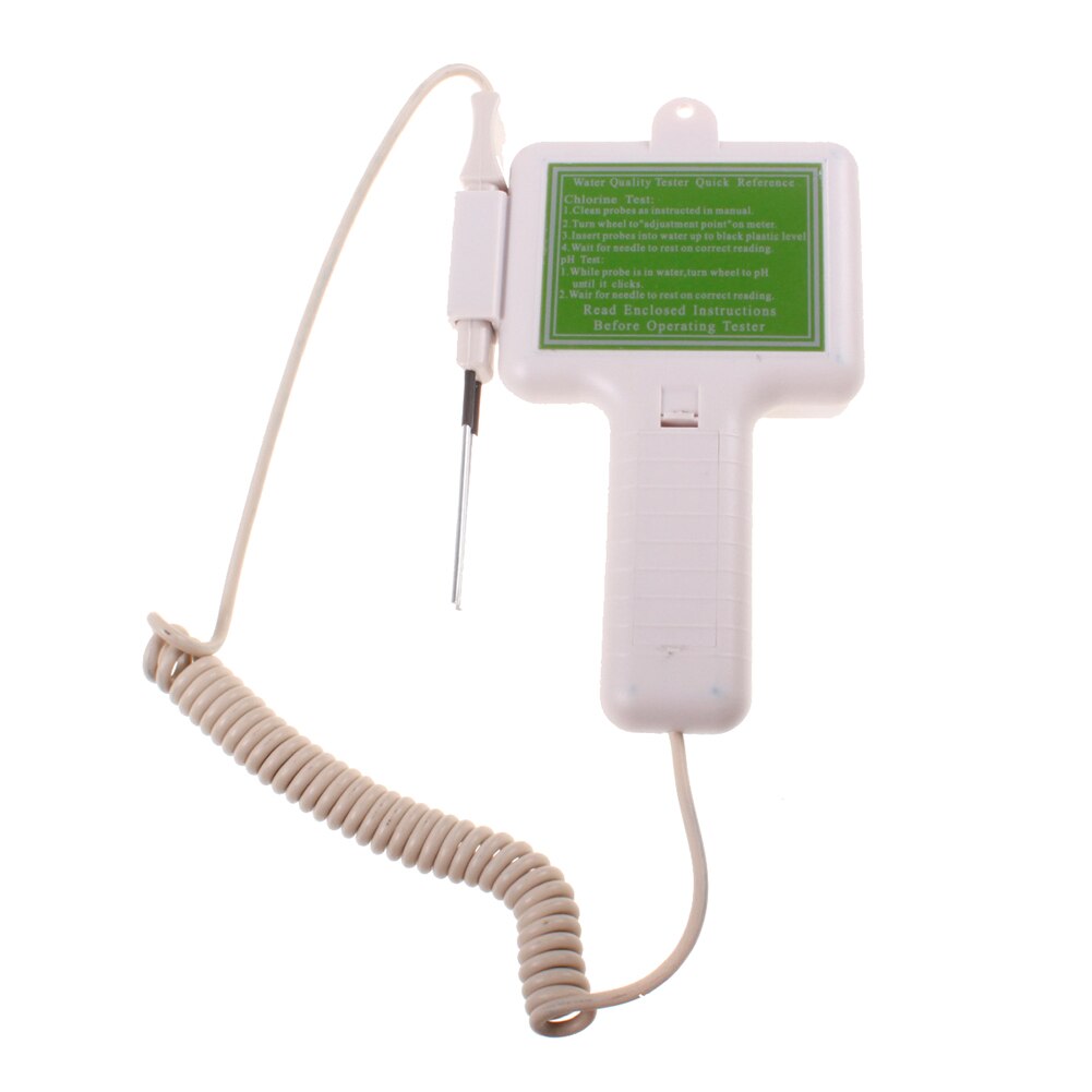 Nyeste ph tester klor niveau meter swimmingpool spa vand måling monitor checker