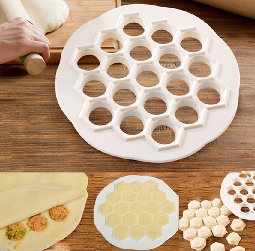 Dumpling mold maker gadgets dejpresse ravioli gør form diy køkkenværktøj