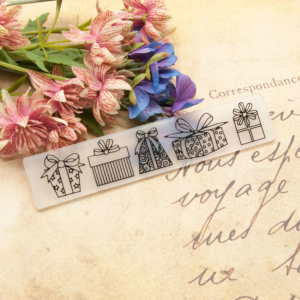 Plantilla de plástico para álbum de recortes, suministros de decoración hechos a mano para manualidades, tarjetas de álbum de fotos, 26 diseños, 15x3cm