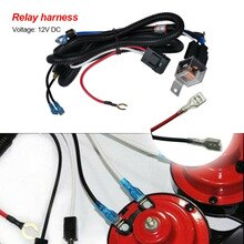 For Grille Mount Electric Blast Horn Horn Relay 12V Horn Relay Harness Kit