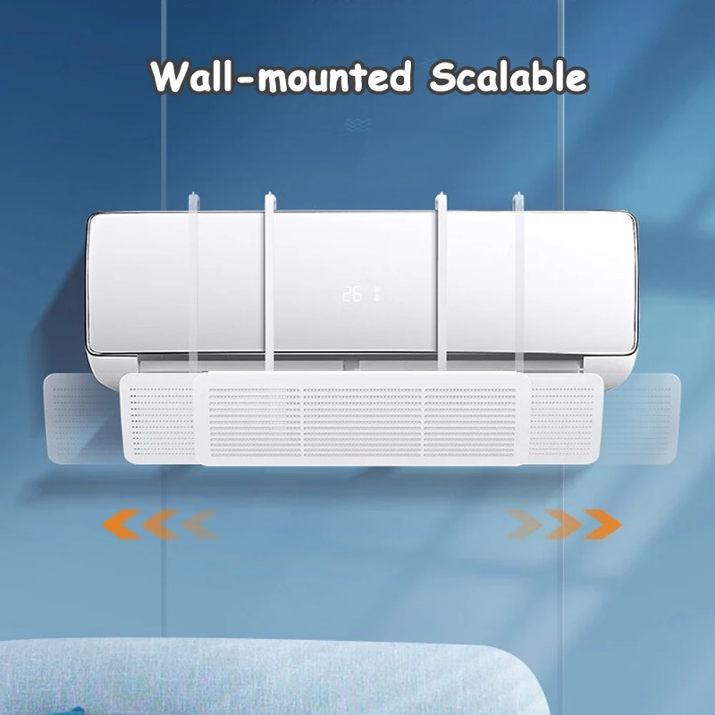 Airconditioning Windscherm Baby Anti Direct Blazen Schaalbaar Instelbare Windgeleider Cover Uitlaat Baffle Windscherm Stofkap