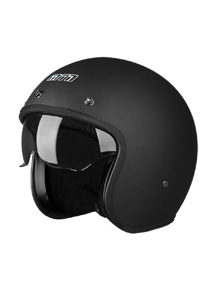 Motorhelm Open Gezicht Cafe Racer Retro Vintage Scooter Casco Casque Motor Capacete De Moto Fabriek Direct Verkoop: S