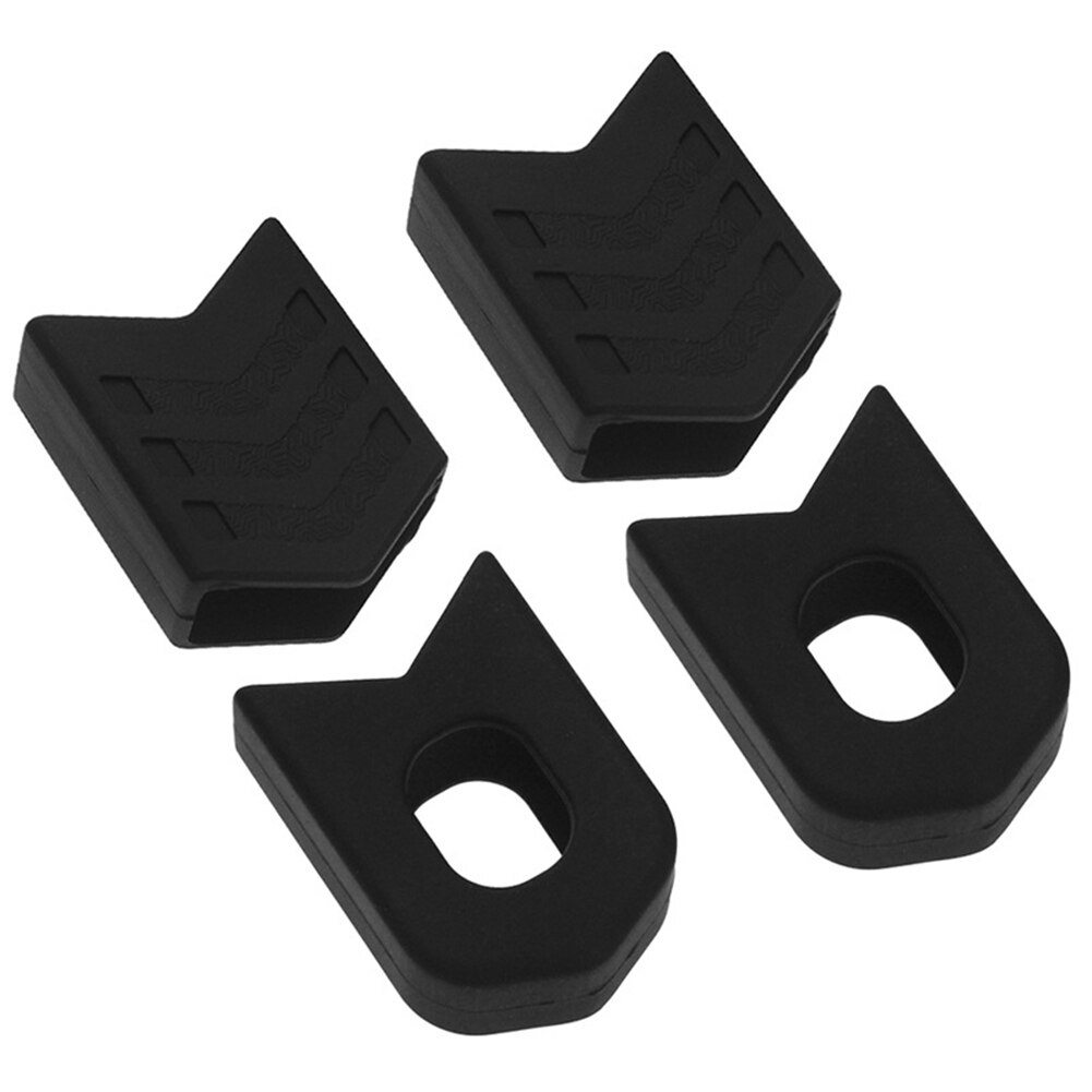 4 pièces VTT vélo manivelle couverture Silicone bras manchon vtt cyclisme pédalier protéger antidérapant manivelle protecteur