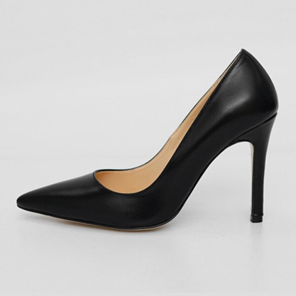Kvinder høje hæle sko mærke spidstå kvinde pumps kontor damer arbejdssko kjole spring summber plus size kvindelige pumps de: 8.5