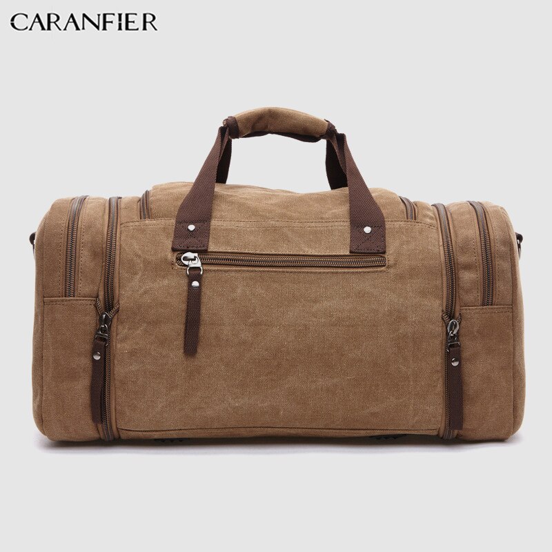 CARANFIER-Bolso de hombro de escalada para hombre, bolsa de lona, plegable, portátil, multifunción, para viaje al aire libre