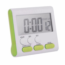 Multi-function Magnetic kitchen timer electronic LCD digital Alarm Clock Timer 24-hour reminder Cook Food Kitchen Accessories